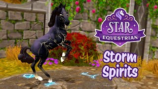 Storm Spirit Showcase  Star Equestrian Fantasy Horses [upl. by Eidaj]