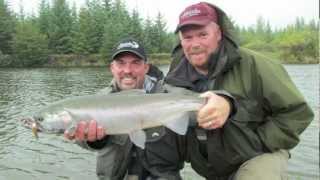 Alaskan Yakutat coho  Leaky Waders Fishing [upl. by Nawk]