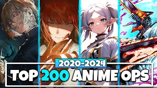 Top 200 Anime Openings 20202024 Winter Party Rank [upl. by Alex]