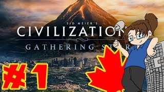 Lets Play  Civilization VI Gathering Storm  Canada  Part 1 [upl. by Shere]