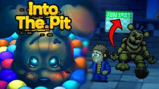 NEW FNAF INTO THE PIT GAMEPLAY TRAILER amp STEAM PAGE  Reaction and Analysis [upl. by Debbra]