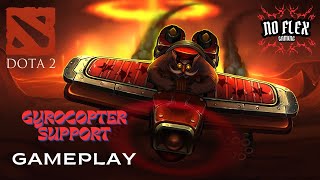 No Flex GYROCOPTER SUPPORT POS 4  DOTA 2  736C Gameplay dota2 dota2gameplay dota2highlights [upl. by Idnahk444]