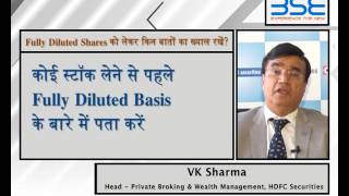 Know Why should investors consider the Fully Diluted ShareHindi [upl. by Harlan550]