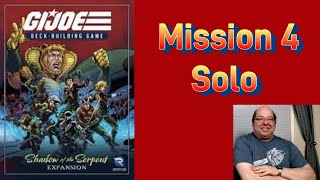 GIJoe DeckBuilding Game Solo Run Mission 4 Night of the Arashikage [upl. by Netfa684]