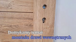 Domykamy montaż drzwi wewnętrznych vlogbudowlany budowana5 [upl. by Viviana448]