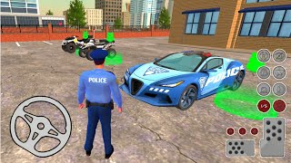 New Police Car Games  Car Game new car games gadi wala game 7458 [upl. by Garnes]