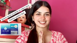 How to bleach at home  oxy life natural radiance 5 oxylife bleach kaise kare best bridal bleach [upl. by Noelc]