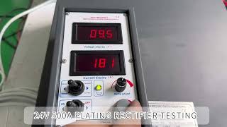 High Efficiency 24v 500a Ac To Dc Rectifier Plating Rectifier [upl. by Beverle]