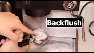 How to Clean and Backflush Rancilio Silvia Espresso Machine [upl. by Gonnella826]