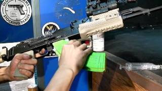 ProWin GBB Magazine for GHK AK 64rds fullauto [upl. by Asiuqram118]