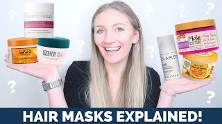 HAIR MASKS EXPLAINED  benefits how often should you use a hair mask best types [upl. by Ienttirb691]