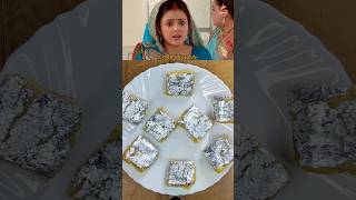 Diwali Series Day 56  Mawa Nariyal Barfi ASMR  shorts gopibahu sathnibhanasathiya [upl. by Enitnemelc977]