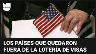 Lotería de visas 2026 estos son los países latinoamericanos que quedaron fuera del concurso [upl. by Noiram]