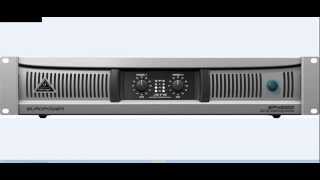 Behringer EUROPOWER EPX2000 Professional 2000 Watt Light Weight Stereo Power Amplifier with ATR [upl. by Reinert969]