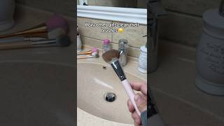 How to clean your makeup brushes ✨ [upl. by Mehelhteb4]