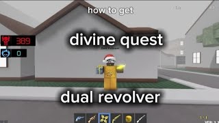 How to get divine quest badge in area 51 Alpha roblox [upl. by Dode]