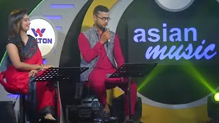 Asian TV Live Music Show । Season 04 । EP 617 । Tarek Hamim amp Fatema Tuz Zohra Sony  Asian TV Music [upl. by Yonit]