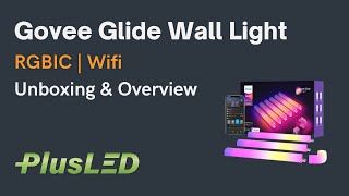 Govee Glide Wall Light RGBIC LED unboxing and tryout H6062 [upl. by Aiym]