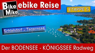 Der BODENSEE  KÖNIGSSEE Radweg  Etappe 5  Durch unsere traumhafte Heimat  Kochelsee  Tegernsee [upl. by Wenda]