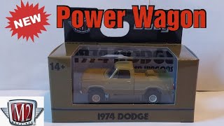 Mopar Monday NEW M2 Machines 1974 Dodge W200 Power Wagon [upl. by Breeze]