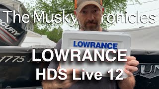 LOWRANCE HDS LIVE 12  Unboxing  Install  First look [upl. by Loveridge]