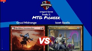 Gruul Midrange VS Izzet Spells MTG Pioneer [upl. by Lemhar]