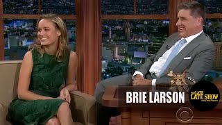 Late Late Show with Craig Ferguson  Brie Larson Elijah Wood [upl. by Yelime]