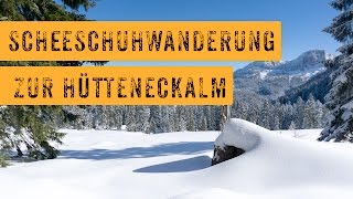 Schneeschuhwanderung zur Hütteneckalm im Salzkammergut [upl. by Yoreel508]