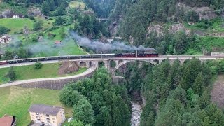 Dampfspektakel am Gotthard 2015 [upl. by Idieh235]