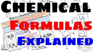 Chemical Formulas  Explained [upl. by Darell]