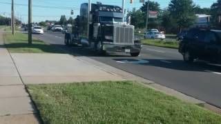 Peterbilt 379 tow truck jake brake [upl. by Wera]