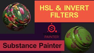 HSL amp Invert filter Explained  Substance Painter Tutorial for Beginners [upl. by Norre70]