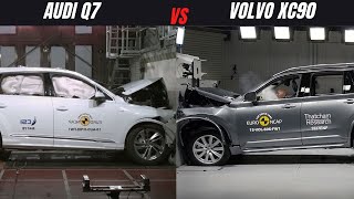 2024 Volvo XC90 vs 2024 Audi Q7  Euro NCAP Crash Test Results  Which SUV is Safer [upl. by Tegdirb]