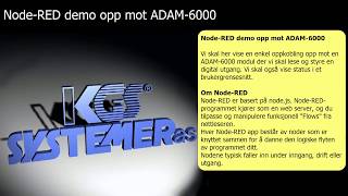 NodeRED ADAM 6000 DO Demo [upl. by Nhguavad616]