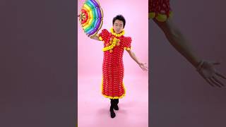 Make a set of cheongsam with balloons shorts [upl. by Noicpecnoc]