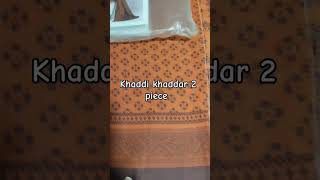 Khaddi khaddar 2 piece khaadi winter collection khaddi khaddar [upl. by Oiretule]