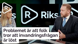 quotDet finns en fara i att folk tror att invandringsproblemet är löstquot  Mattias Karlsson SD [upl. by Aeli649]