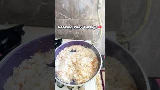 Cooking pilav Turkiye🇹🇷 keşfet pilav cookingtime fyp trending [upl. by Ididn]