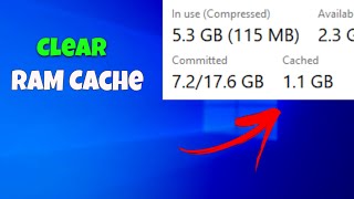 How to Clear RAM Cache in Windows 1011  🚀 Make Computer Faster [upl. by Llamaj238]