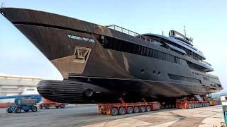 Billionaire private Giga Yachts production  Inside the worlds most luxurious shipyards [upl. by Fusuy166]