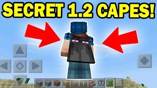 How to MAKE Secret CUSTOM CAPES in Minecraft Pocket Edition 12 Update [upl. by Munroe687]