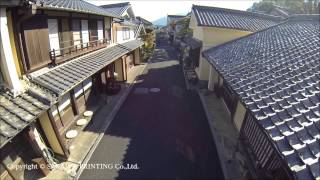 Japan traditional street view from drone 内子町 空撮 ドローン [upl. by Alyat394]