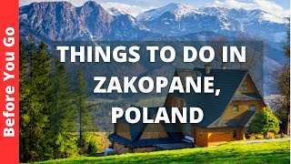 Zakopane Poland Travel Guide 15 BEST Things to Do in Zakopane [upl. by Akenet]