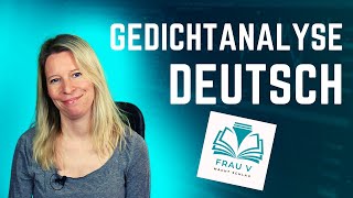 Gedichtanalyse Deutsch Oberstufe [upl. by Kerin]