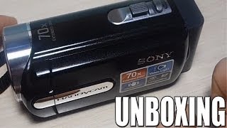 UNBOXING Y PRIMERA IMPRESIÓN VIDEOCAMARA SONY HANDYCAM DCRSX22E  NUEVA CAMARA PARA EL CANAL [upl. by Llimaj24]