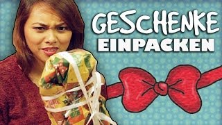 WEIHNACHTSGESCHENKE richtig VERPACKEN Wie geht das  Chaos Chrissy [upl. by Salchunas]