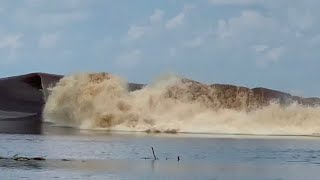 Tsunami River Tidal Waves Seven Ghost  Tidal Bore  21 Oktober 2024 [upl. by Kerianne538]