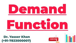 Demand Function  Determinants Of Demand  Factors Influencing Demand  Theory Of Demand  Demand [upl. by Karim723]