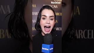 Lily Collins  Theatre Gone Wrong theatre theater emilyinparis lilycollins [upl. by Magree]