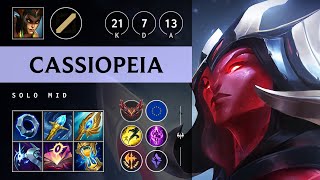 Cassiopeia Mid vs Smolder Triple Kill Dominating  EUW Grandmaster Patch 1420 [upl. by Lilian676]